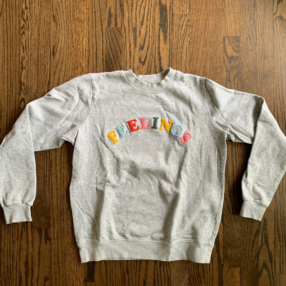 Bando “Feelings” sweatshirt, size small